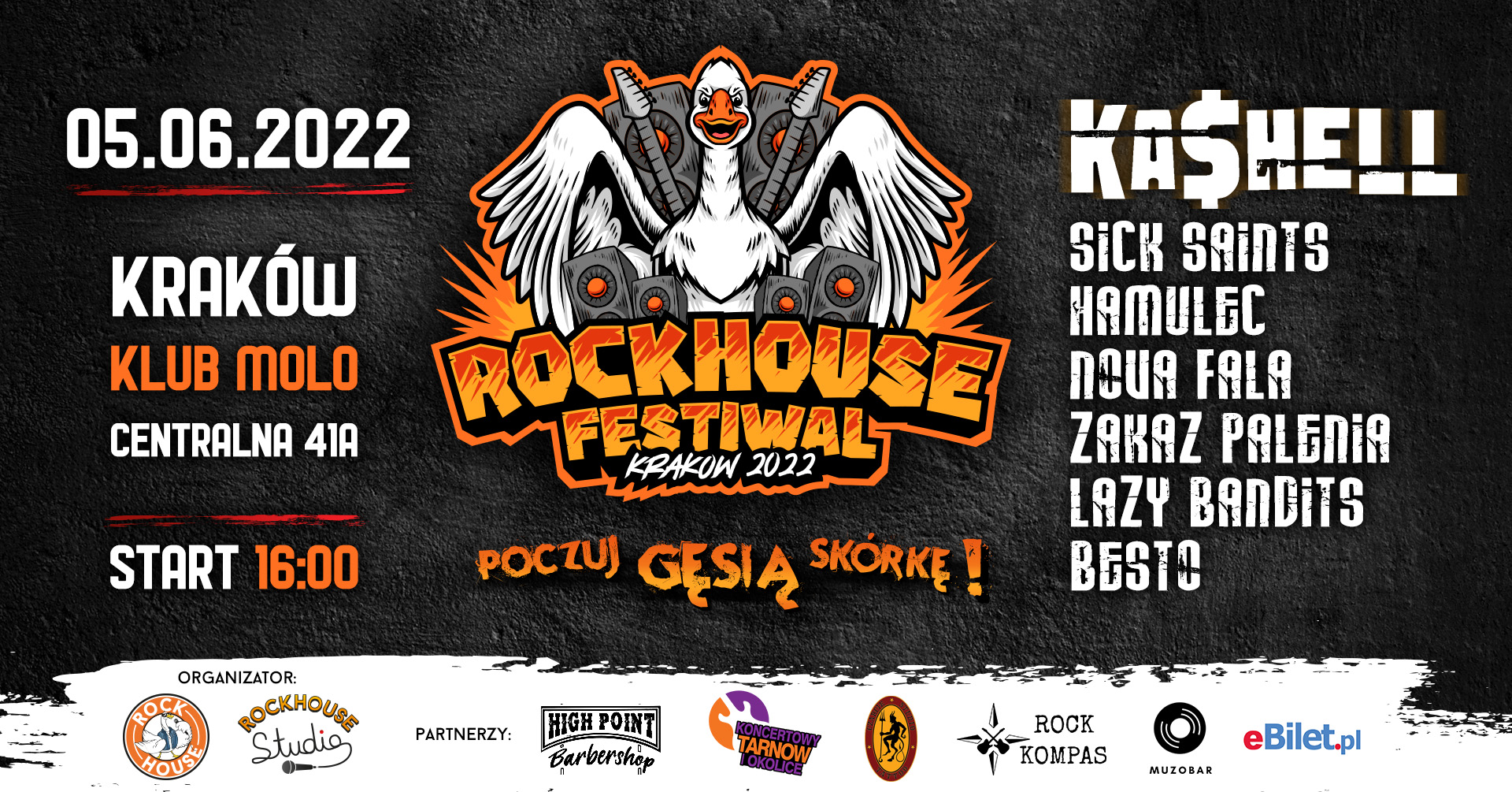 Rockhouse Festiwal Kraków 2022 poznajcie szczegóły tegorocznego